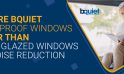 Why are bquiet soundproof windows better than triple glazed windows for noise reduction